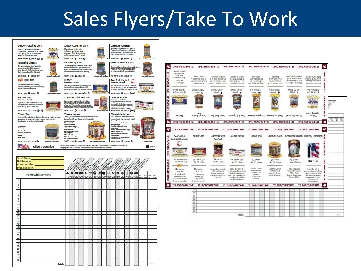 Sales Flyers/Take To Work 