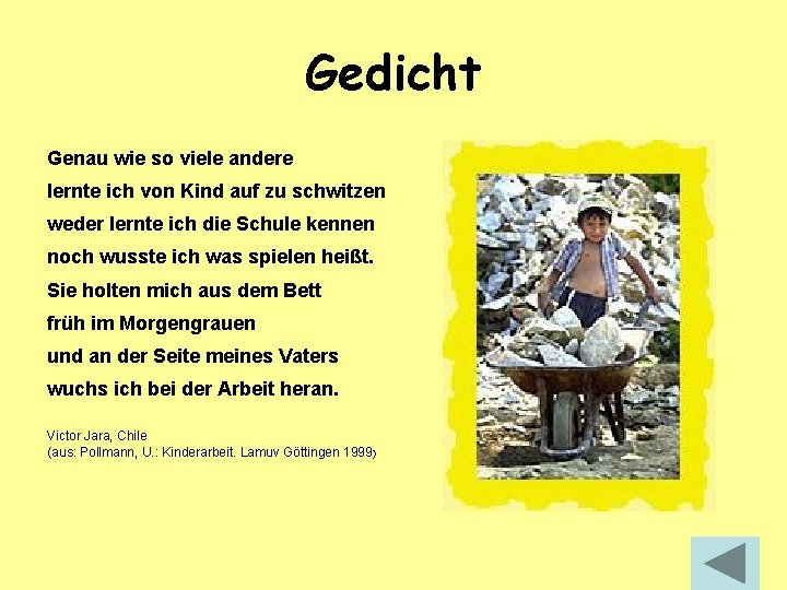 Gedicht Genau wie so viele andere lernte ich von Kind auf zu schwitzen weder