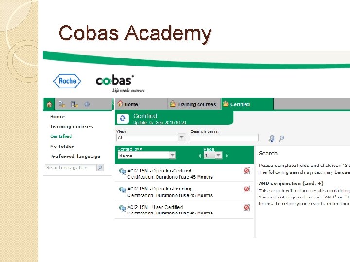 Cobas Academy 