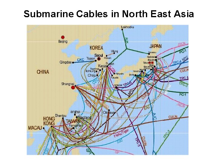 Submarine Cables in North East Asia 