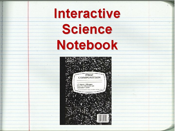 Interactive Science Notebook 