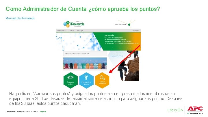 Como Administrador de Cuenta ¿cómo aprueba los puntos? Manual de i. Rewards Haga clic