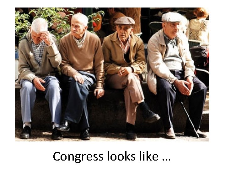 Congress looks like … 