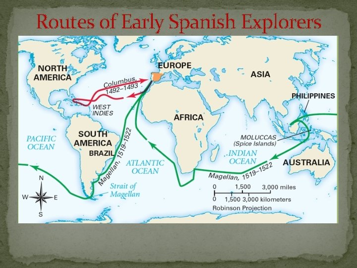 Routes of Early Spanish Explorers 