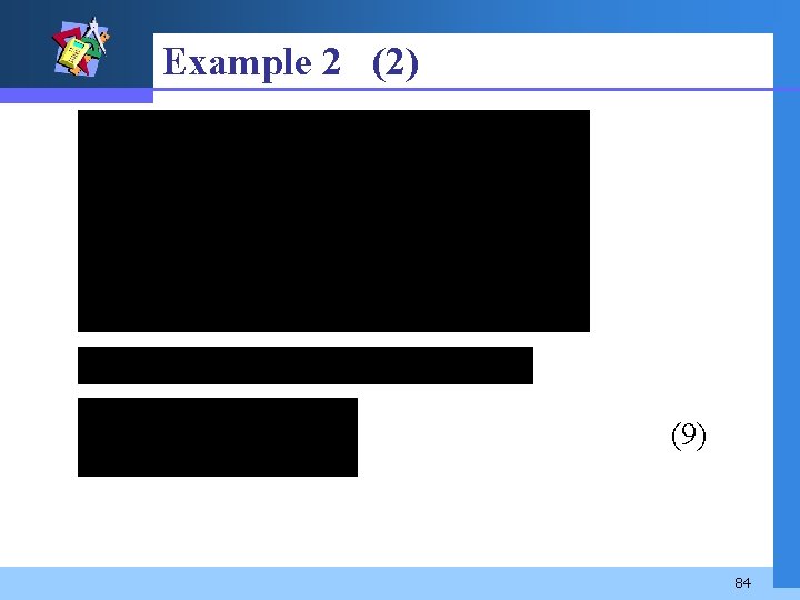 Example 2 (2) (9) 84 