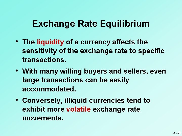 Chapter 4 Exchange Rate Determination SouthWesternThomson Learning 2006