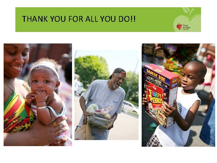 THANK YOU FOR ALL YOU DO!! 