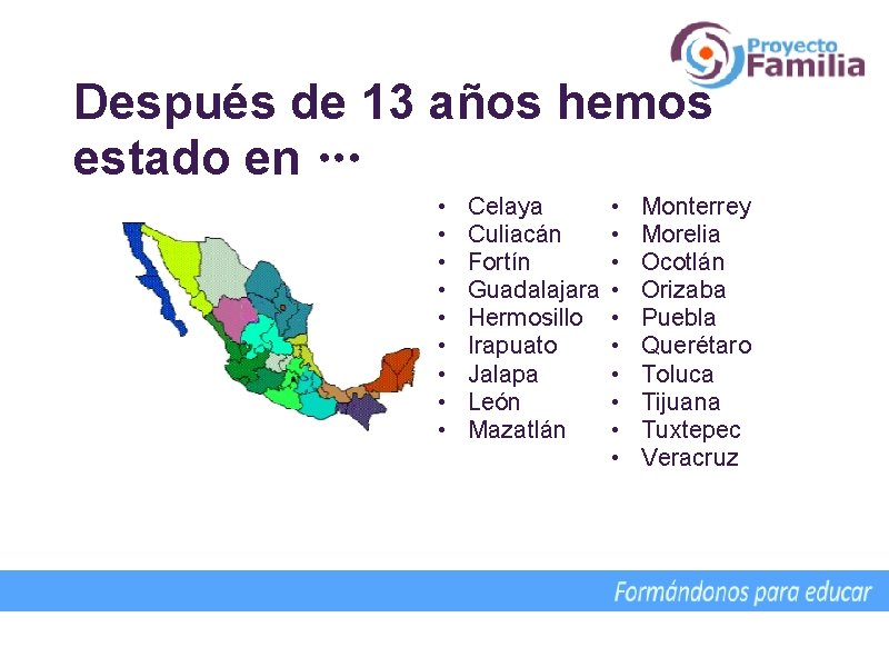 Después de 13 años hemos estado en … • • • Celaya Culiacán Fortín