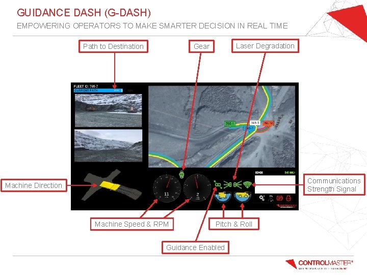 GUIDANCE DASH (G-DASH) EMPOWERING OPERATORS TO MAKE SMARTER DECISION IN REAL TIME Path to