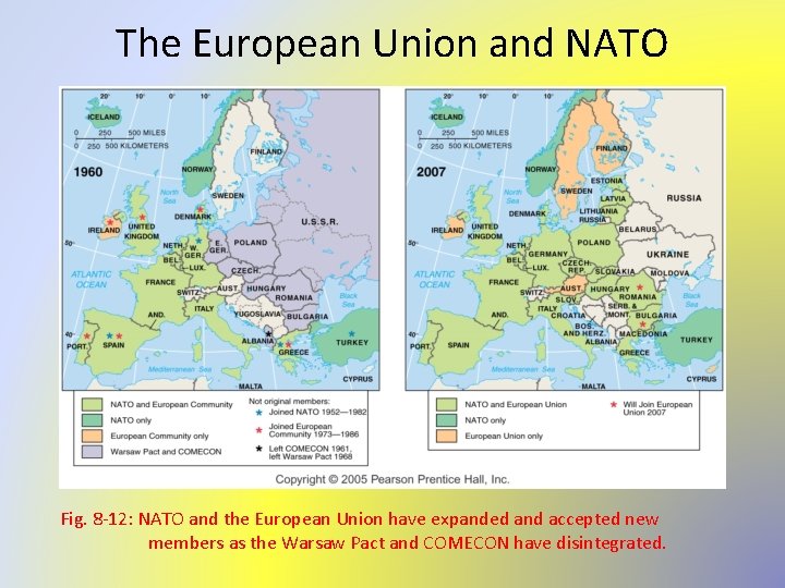 The European Union and NATO Fig. 8 -12: NATO and the European Union have