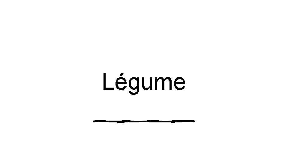 Légume 