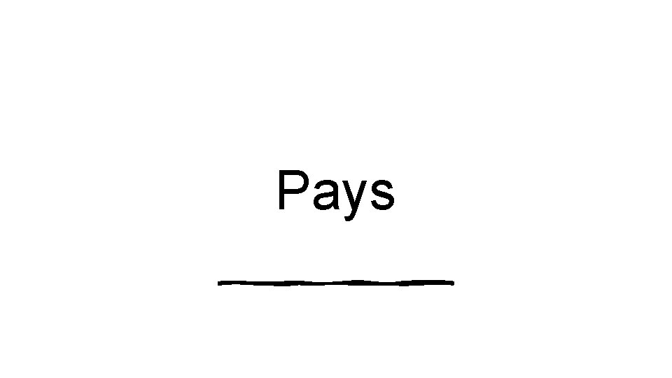 Pays 