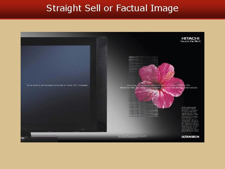 Straight Sell or Factual Image 