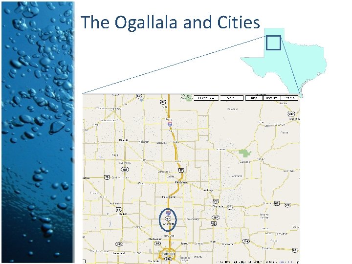 The Ogallala and Cities The Ogallala and Cities