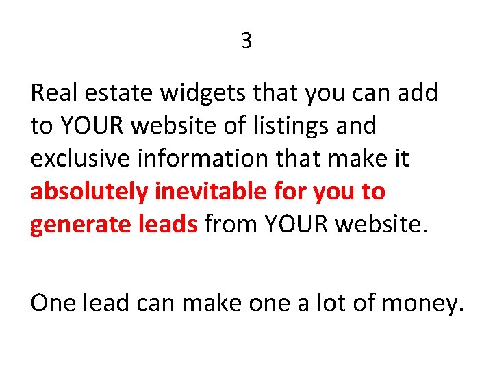 3 Real estate widgets that you can add to YOUR website of listings and