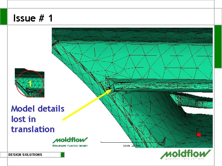 Issue # 1 Model details lost in translation DESIGN SOLUTIONS 