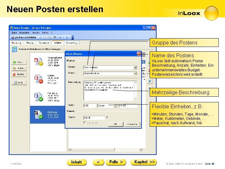 Neuen Posten erstellen Gruppe des Postens Name des Postens In. Loox lädt automatisch Preise