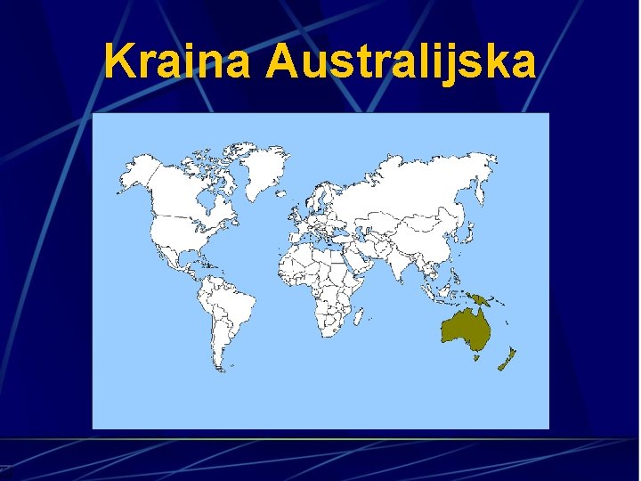 Kraina Australijska 