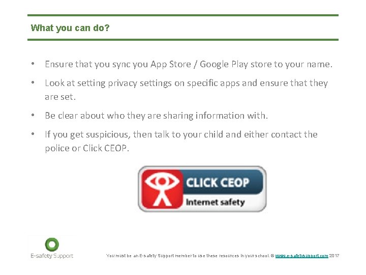 What you can do? • Ensure that you sync you App Store / Google