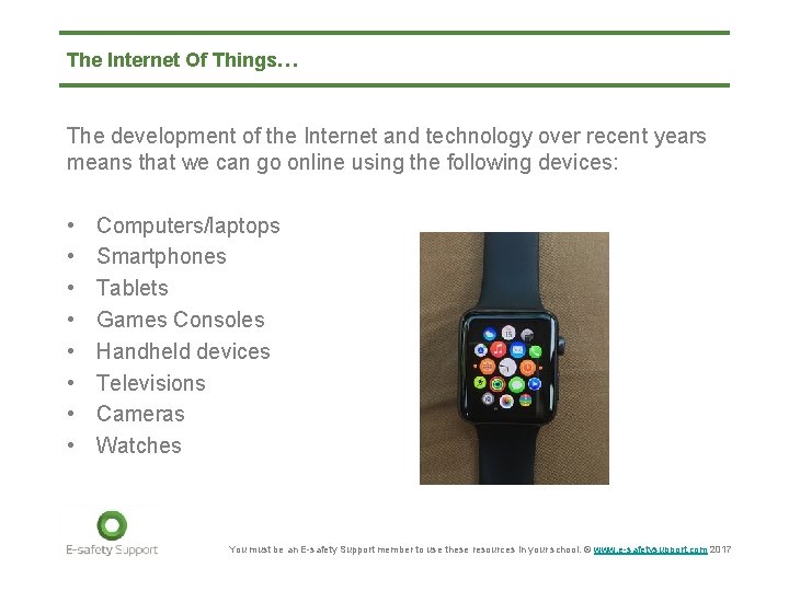 The Internet Of Things… The development of the Internet and technology over recent years