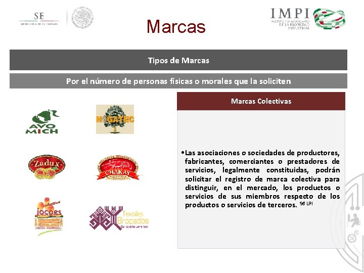 Marcas Tipos de Marcas Por el número de personas físicas o morales que la Marcas Tipos de Marcas Por el número de personas físicas o morales que la