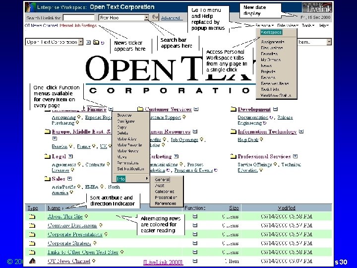 Live. Link User Interface © 2001 -2003 Franz J. Kurfess [Live. Link 2000] Knowledge