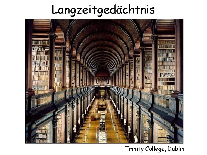 Langzeitgedächtnis Trinity College, Dublin 