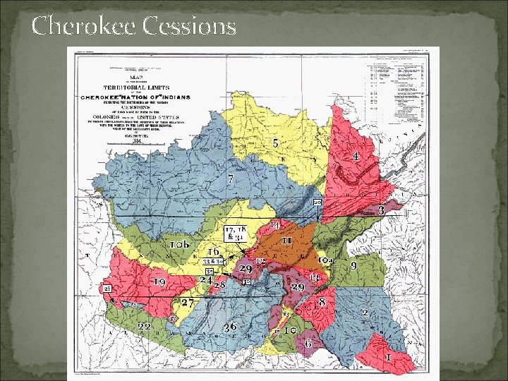 Cherokee Cessions 