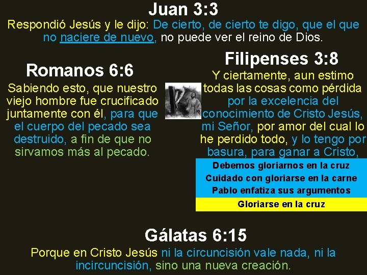 Juan 3: 3 Respondió Jesús y le dijo: De cierto, de cierto te digo, Juan 3: 3 Respondió Jesús y le dijo: De cierto, de cierto te digo,