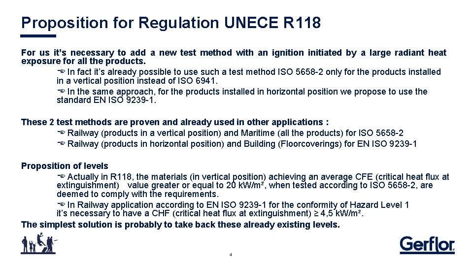 Proposition for Regulation UNECE R 118 For us it’s necessary to add a new