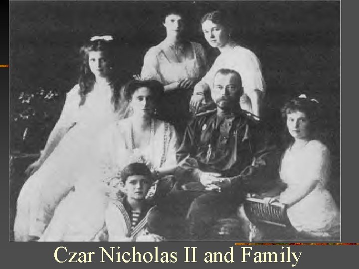 Czar Nicholas II and Family Czar Nicholas II and Family