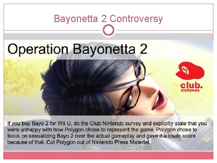 Bayonetta 2 Controversy 