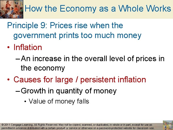 How the Economy as a Whole Works Principle 9: Prices rise when the government