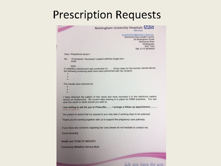 Prescription Requests 