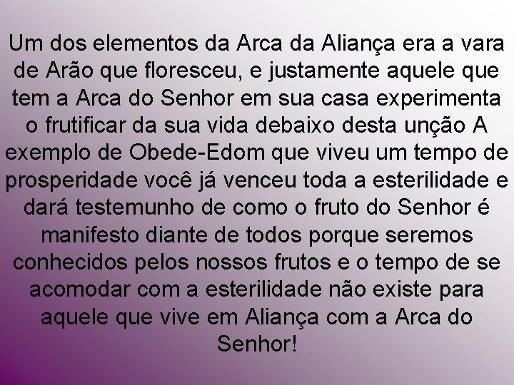 Um dos elementos da Arca da Aliança era a vara de Arão que floresceu, Um dos elementos da Arca da Aliança era a vara de Arão que floresceu,