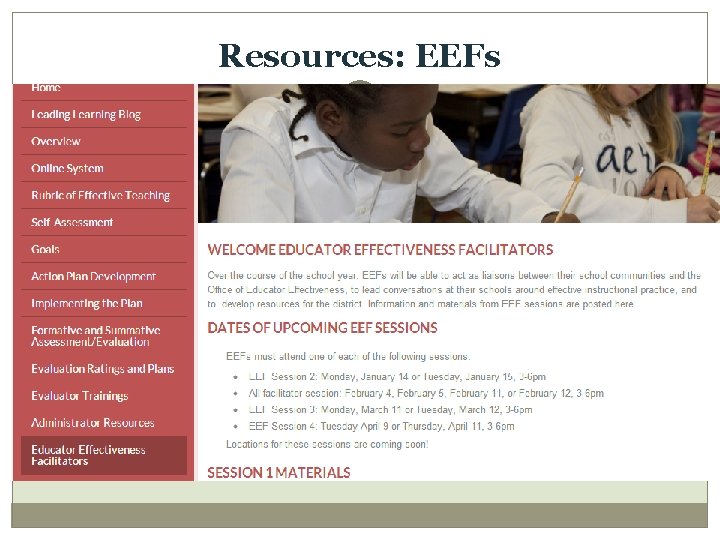 Resources: EEFs 