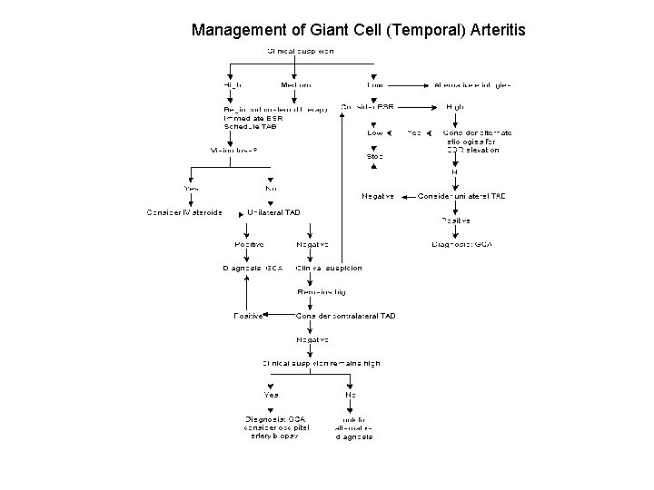 Management of Giant Cell (Temporal) Arteritis Management of Giant Cell (Temporal) Arteritis