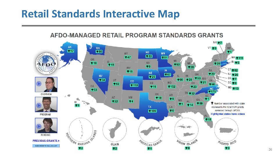 Retail Standards Interactive Map 26 