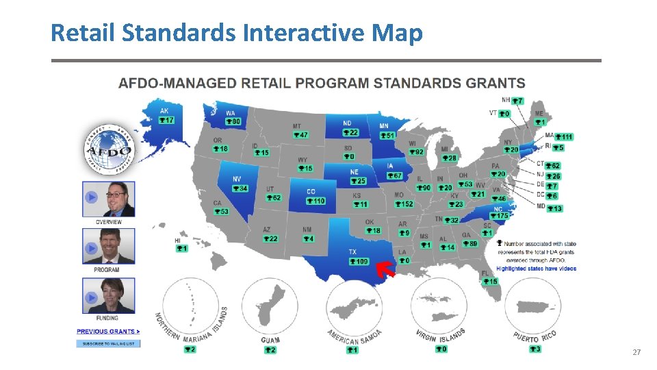 Retail Standards Interactive Map 27 