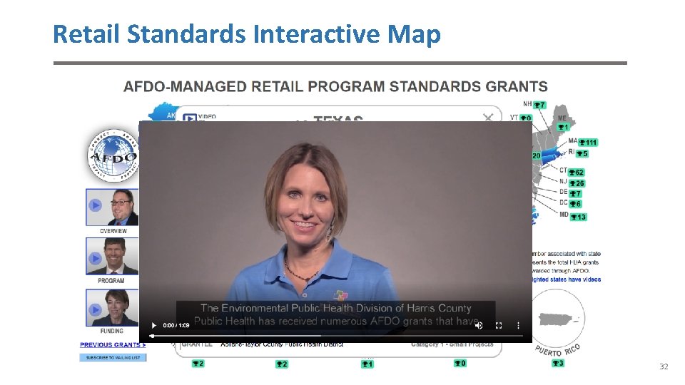 Retail Standards Interactive Map 32 