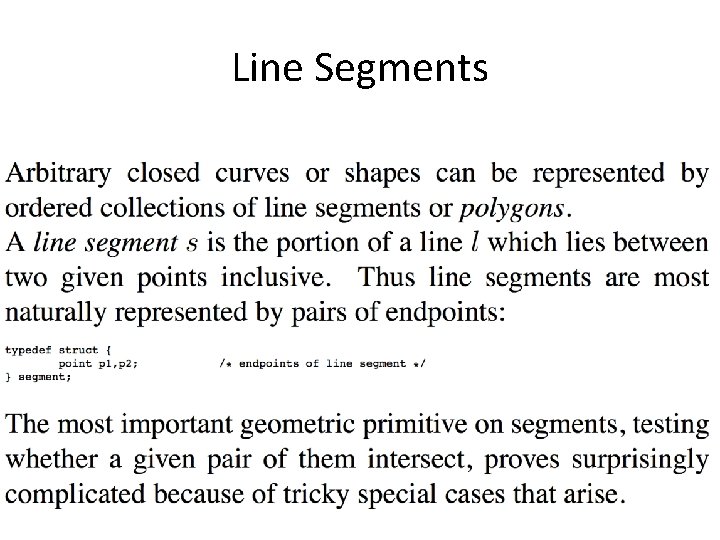 Line Segments 