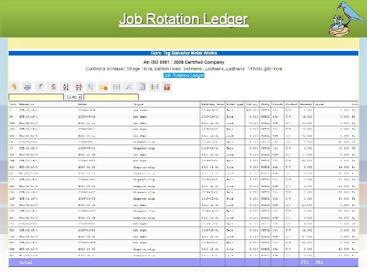 Job Rotation Ledger 