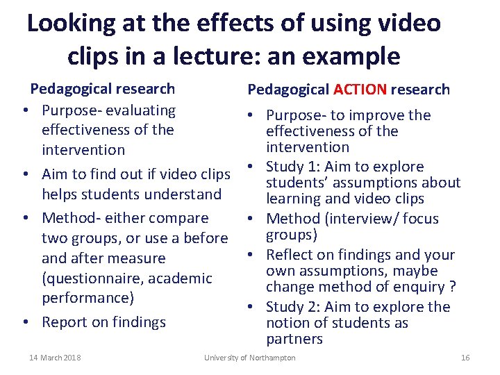Action Research and higher education pedagogy Emeritus Professor