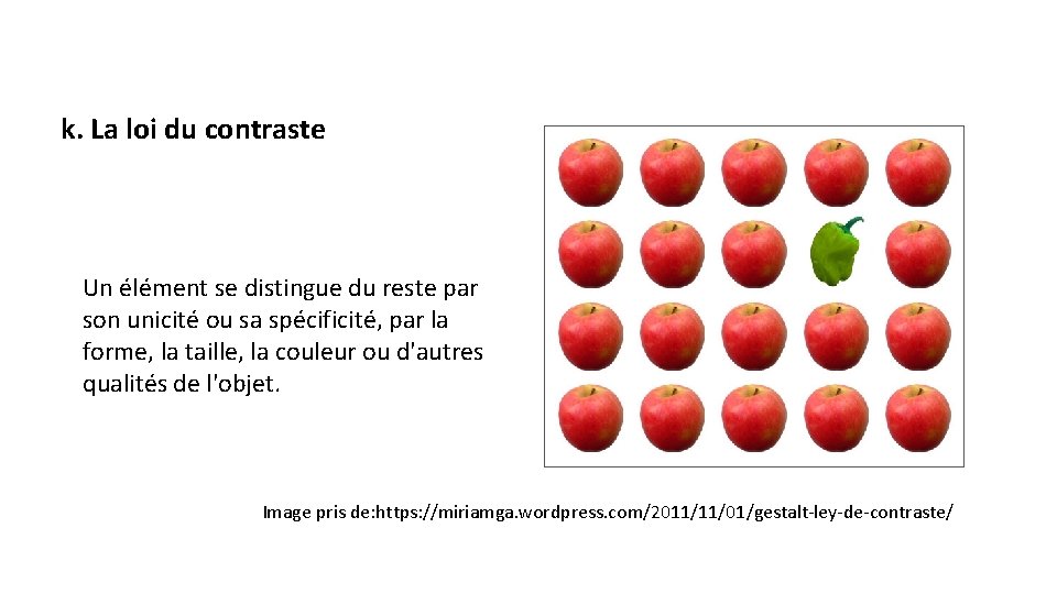 Les Lois de la Gestalt Actividades para 2