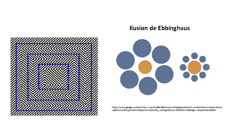 Ilusion de Ebbinghaus https: //www. google. es/search? q=2. +La+ilusi%C 3%B 3 n+de+Ebbinghaus&source=lnms&tbm=isch&sa=X&ved =0 ah.