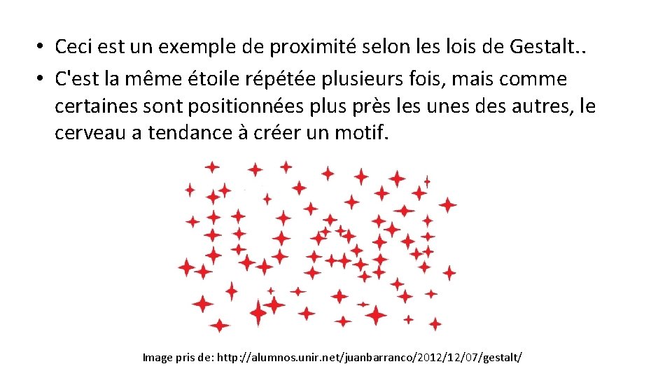 Les Lois de la Gestalt Actividades para 2