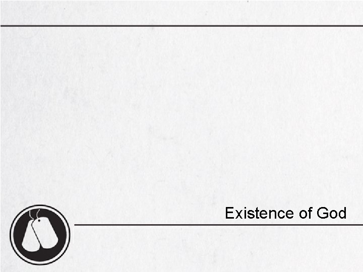 Existence of God 