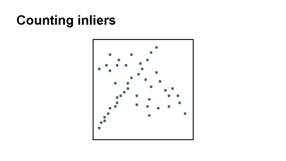 Counting inliers 