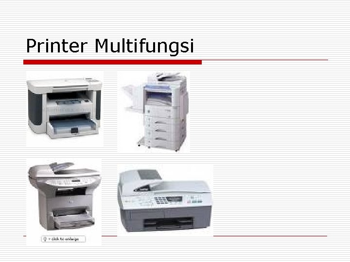 Printer Multifungsi 