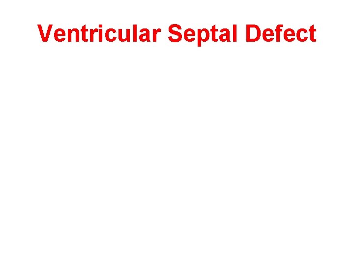 Ventricular Septal Defect 